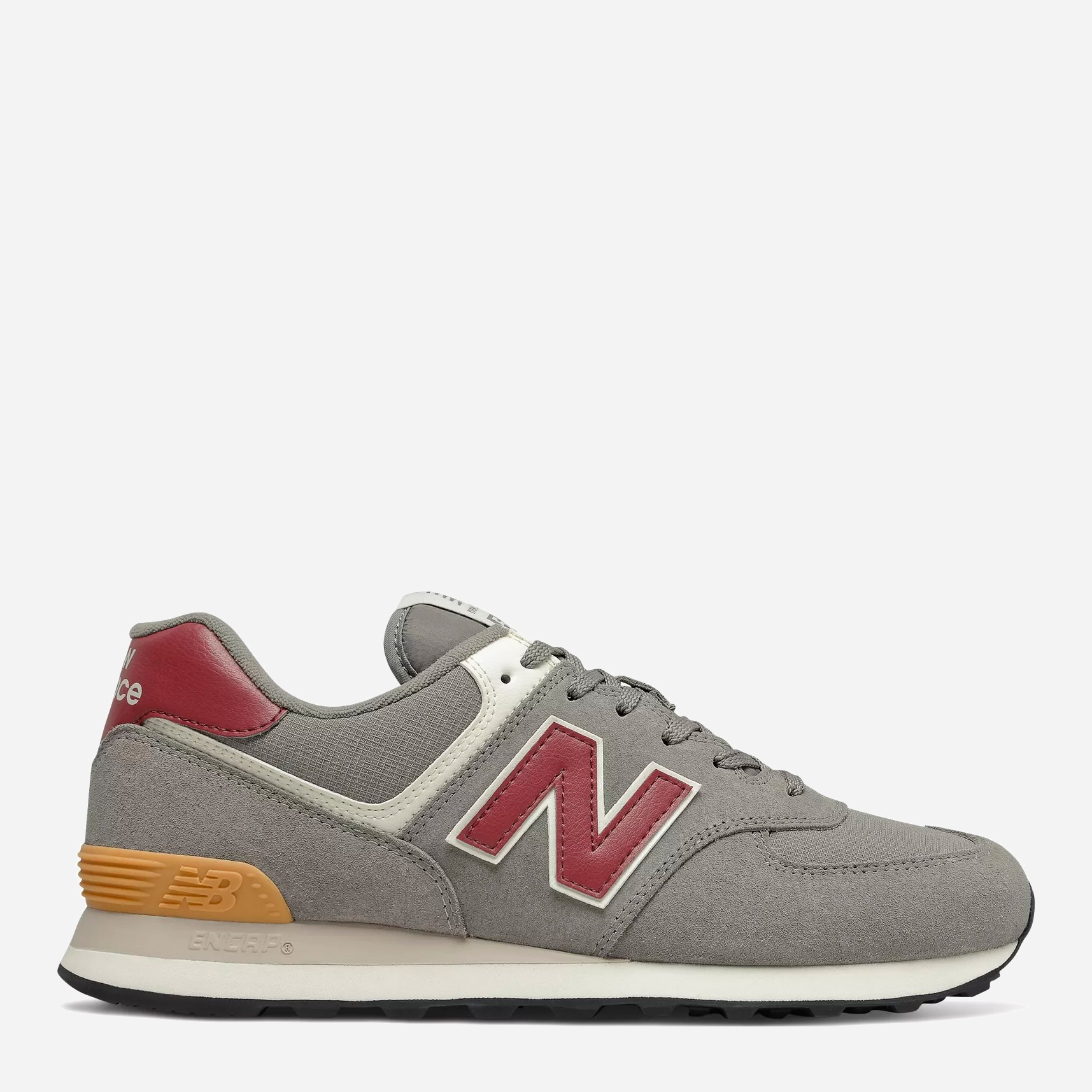 

Кроссовки New Balance 574 ML574ME2 40.5 (8) 26 см Серые с бордовым