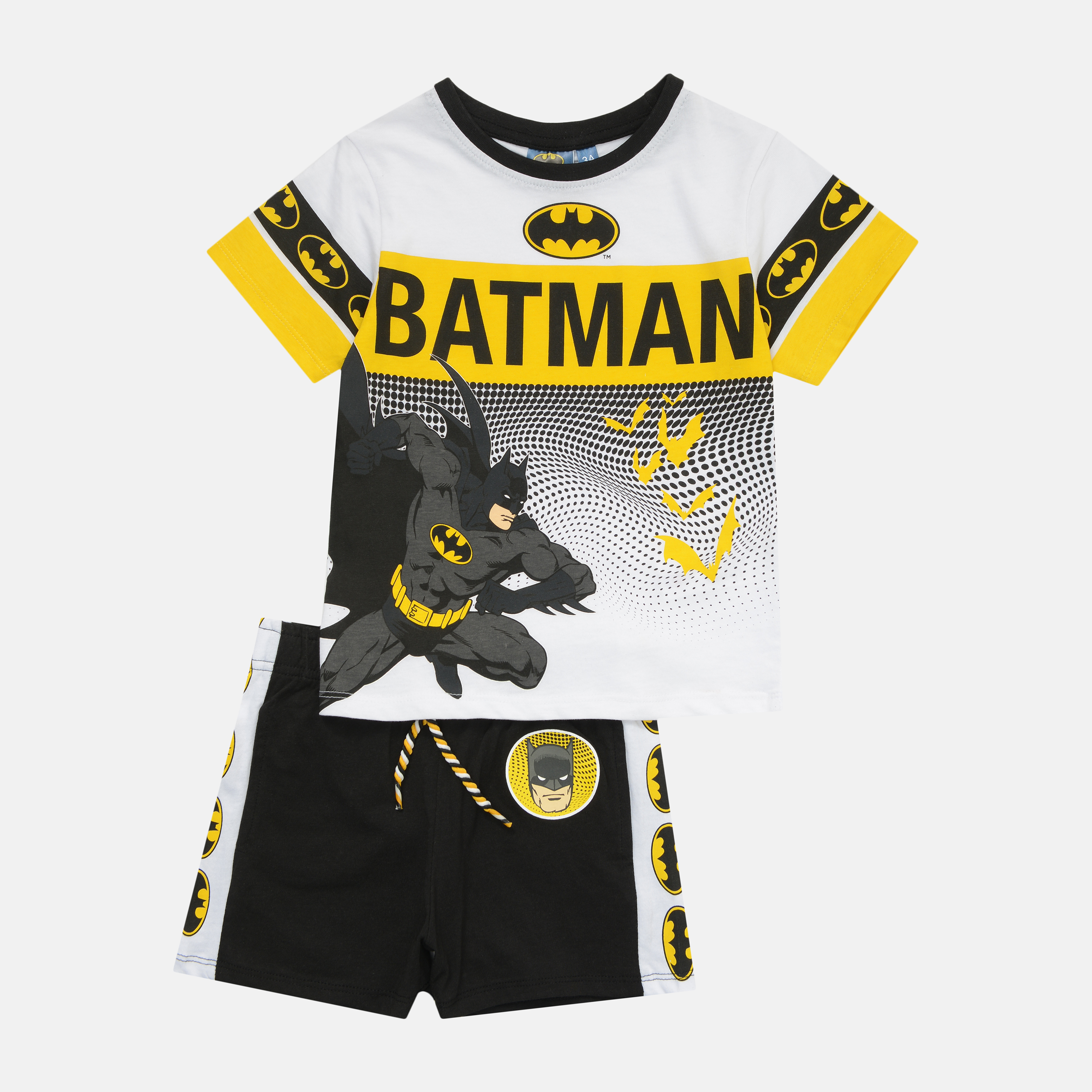 

Комплект (футболка + шорты) Disney Batman UE1176 98 см Белый