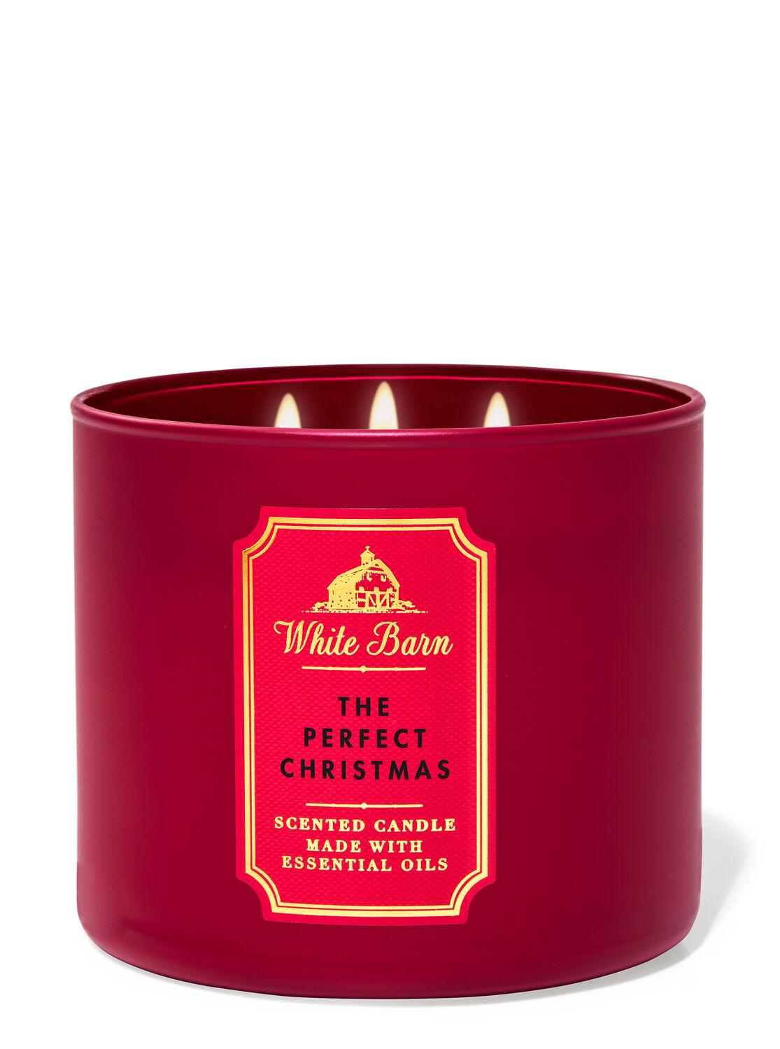 

Свеча ароматизированная THE PERFECT CHRISTMAS Bath & Body Works BBW0038W 411 г Малиновый