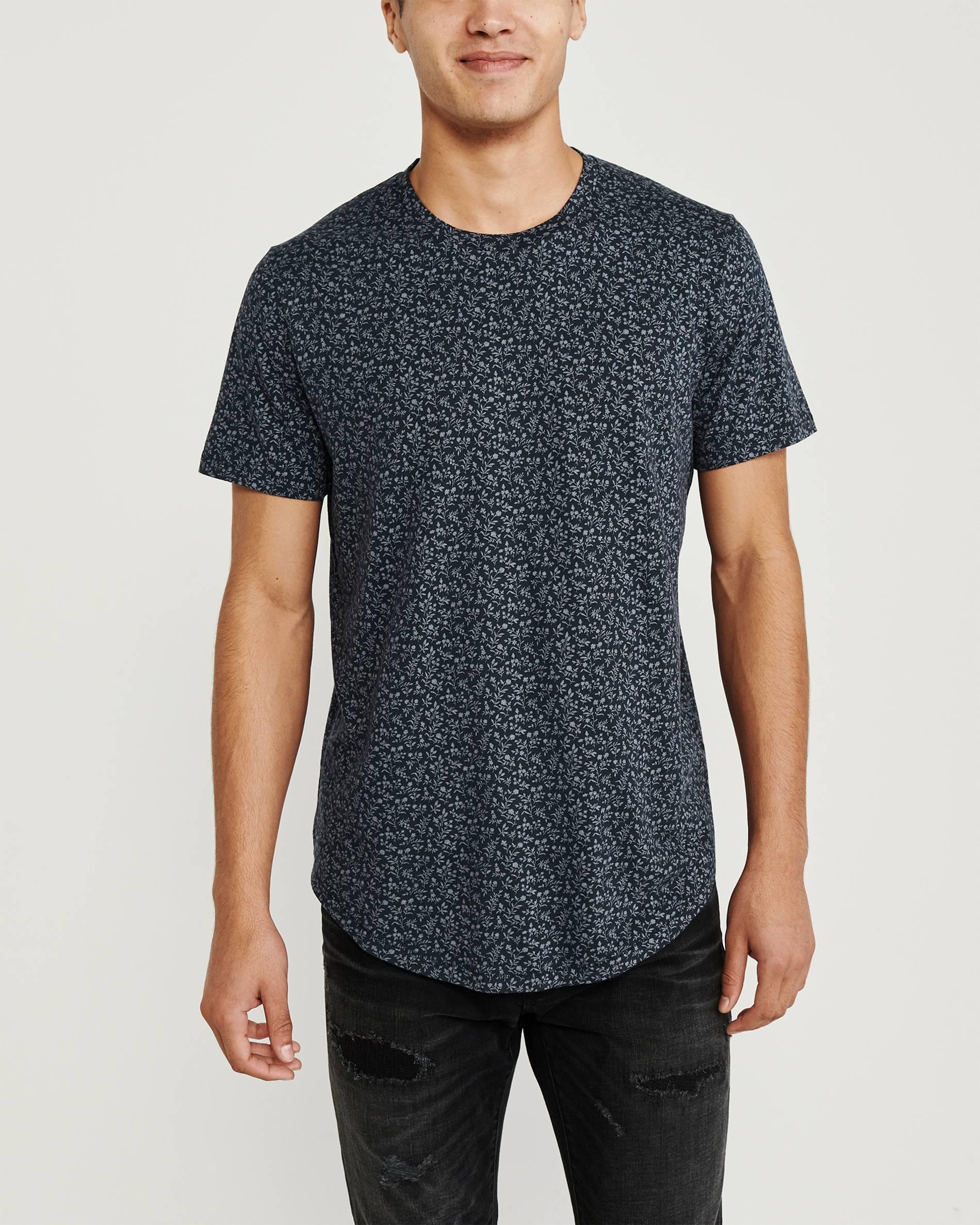 

Футболка Abercrombie & Fitch AF7453M  Темно-синий, Футболка Abercrombie & Fitch AF7453M S Темно-синий