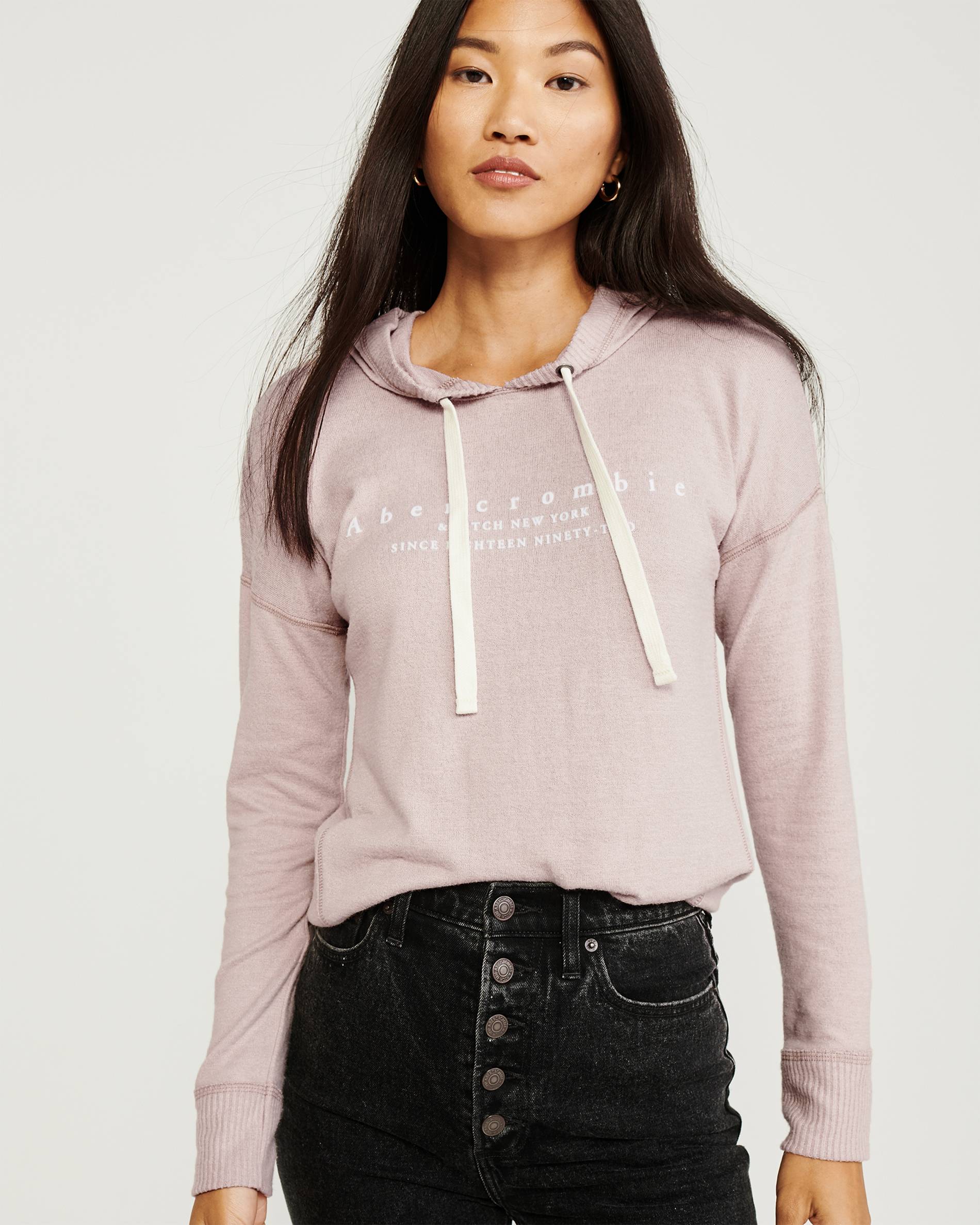 

Толстовка женская - толстовка Abercrombie & Fitch AF7355W  Светло-розовый, Толстовка женская - толстовка Abercrombie & Fitch AF7355W S Светло-розовый