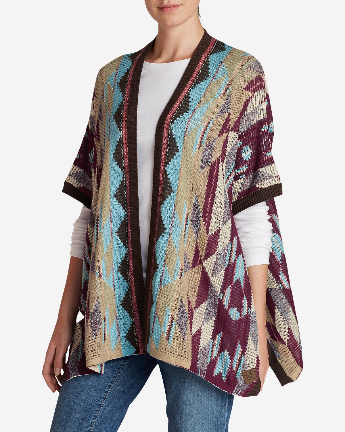 

Пончо женское - Накидка EddieBauer Eddie Bauer EB0029 XS/S Комбинированный