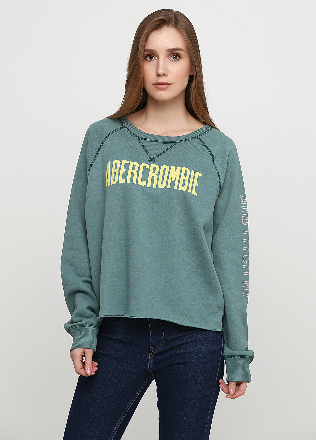 

Свитшот женский - свитшот Abercrombie & Fitch AF5736W  Зелёный, Свитшот женский - свитшот Abercrombie & Fitch AF5736W M Зелёный