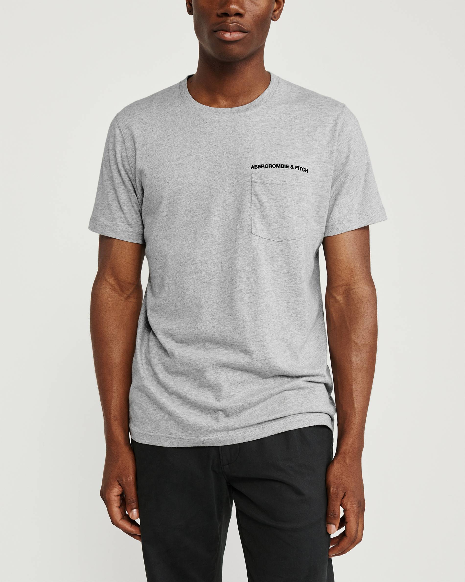 

Футболка Abercrombie & Fitch AF7201M  Серый, Футболка Abercrombie & Fitch AF7201M L Серый