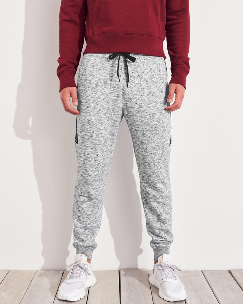 

Джоггеры мужские - штаны джоггеры Hollister HC6682M M Серый