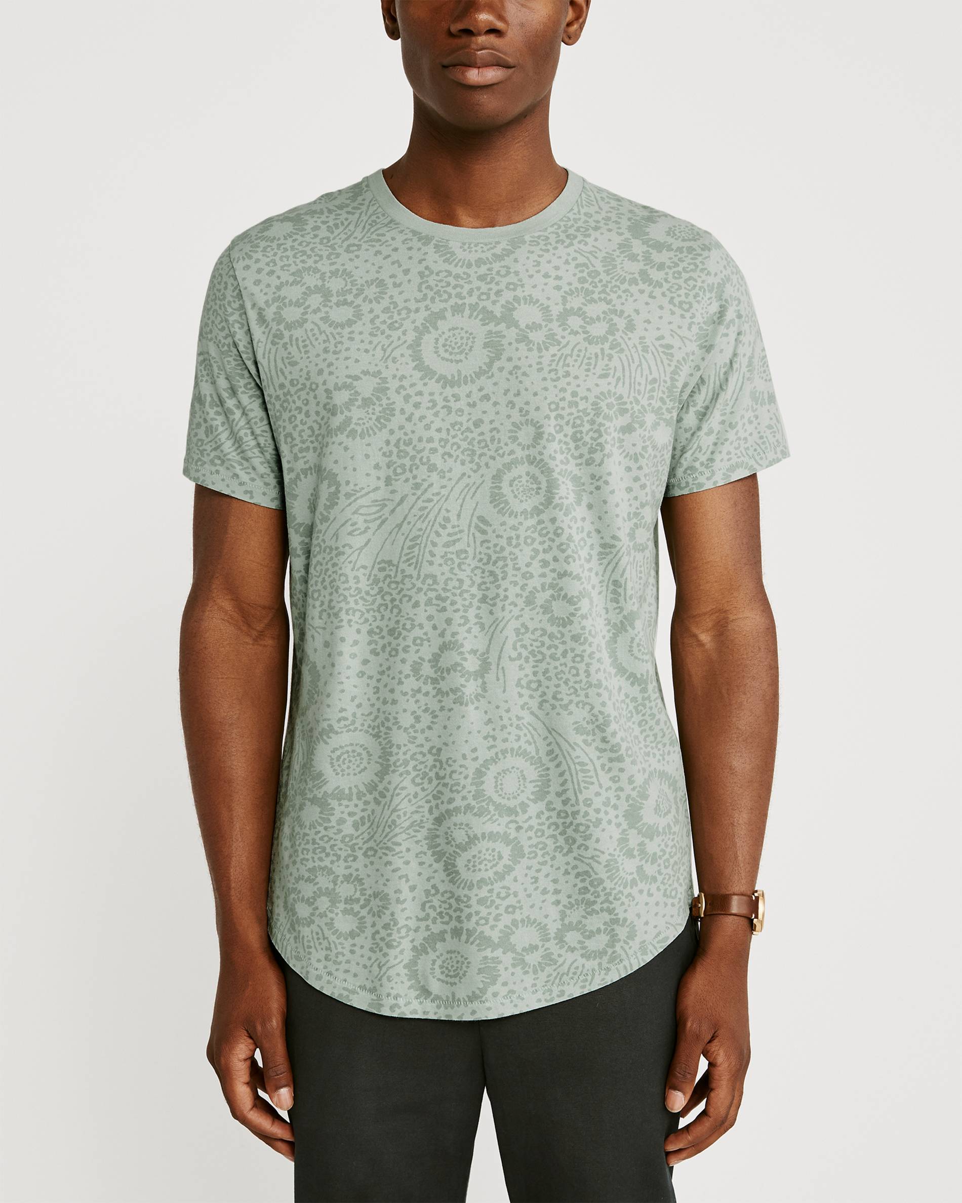 

Футболка Abercrombie & Fitch AF6997M M Светло-зелёный