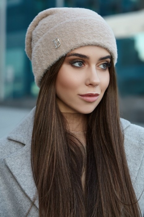 

Зимняя шапка женская BRAXTON 5126 Миранда кофейный