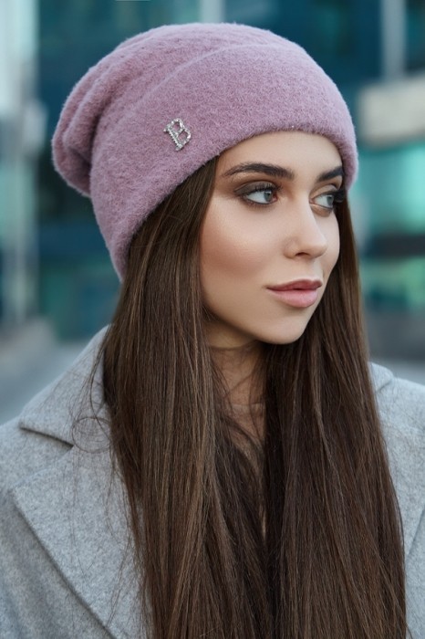 

Зимняя шапка женская BRAXTON 5126 Миранда лаванда