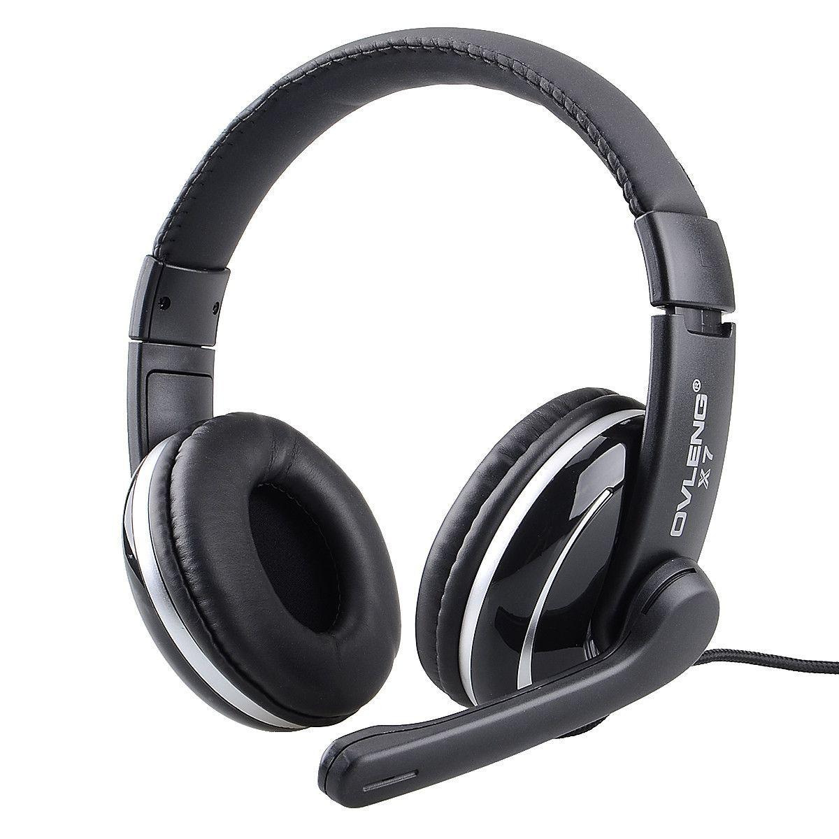 

Игровые наушники с микрофоном Ovleng X7 3,5 мм Black
