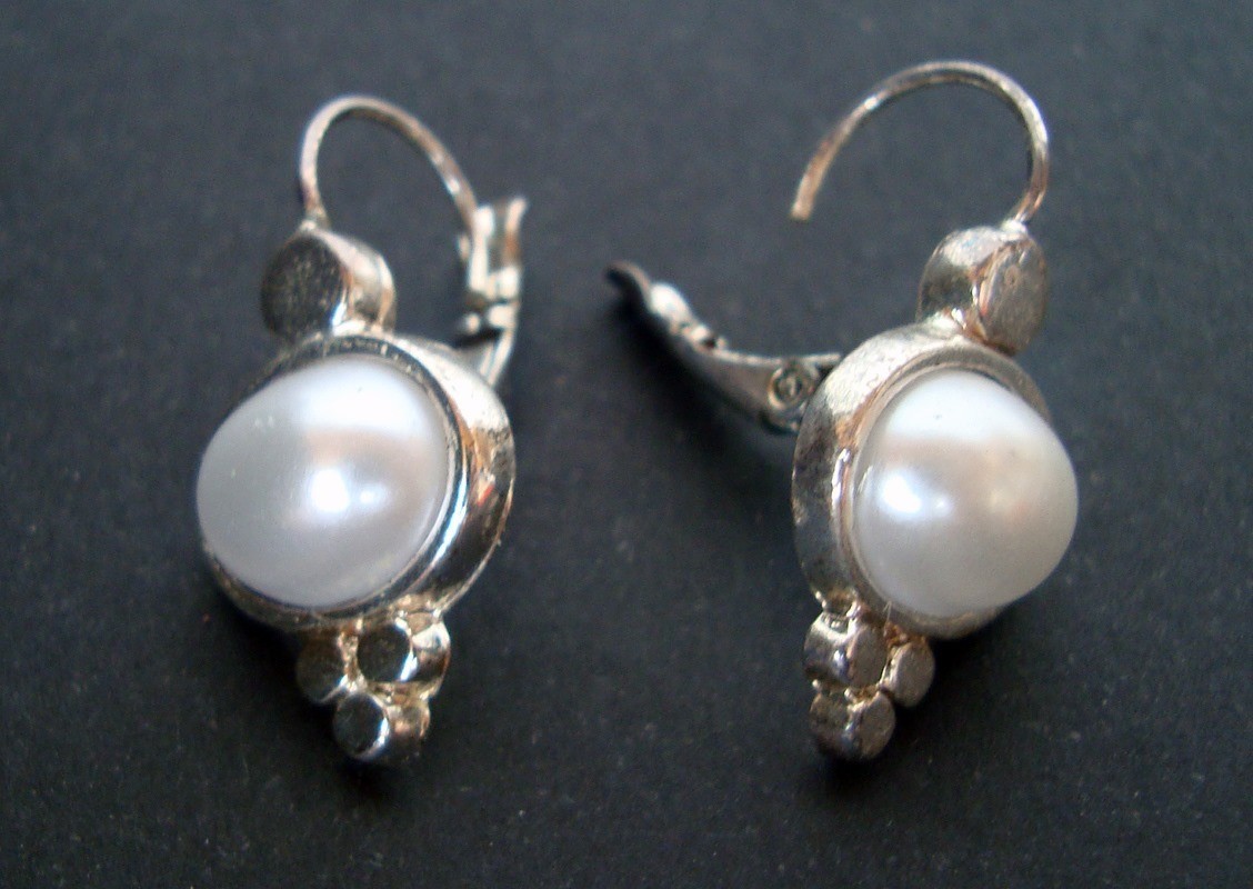 

Серьги жемчуг silver DANON Е2634SS4
