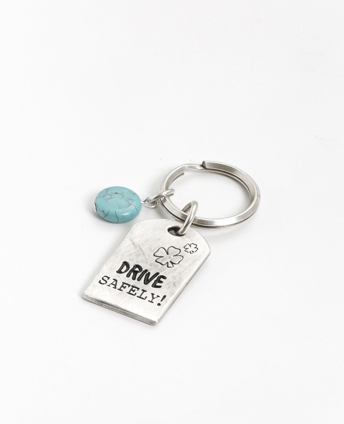 

Брелок для ключей Drive safely с бирюзой DANON K0512S12