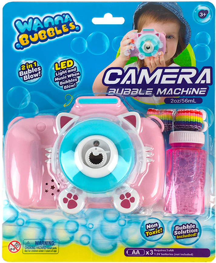 

Мыльные пузыри Wanna Bubbles Баббл Камера Розовый 50 мл (BB640)