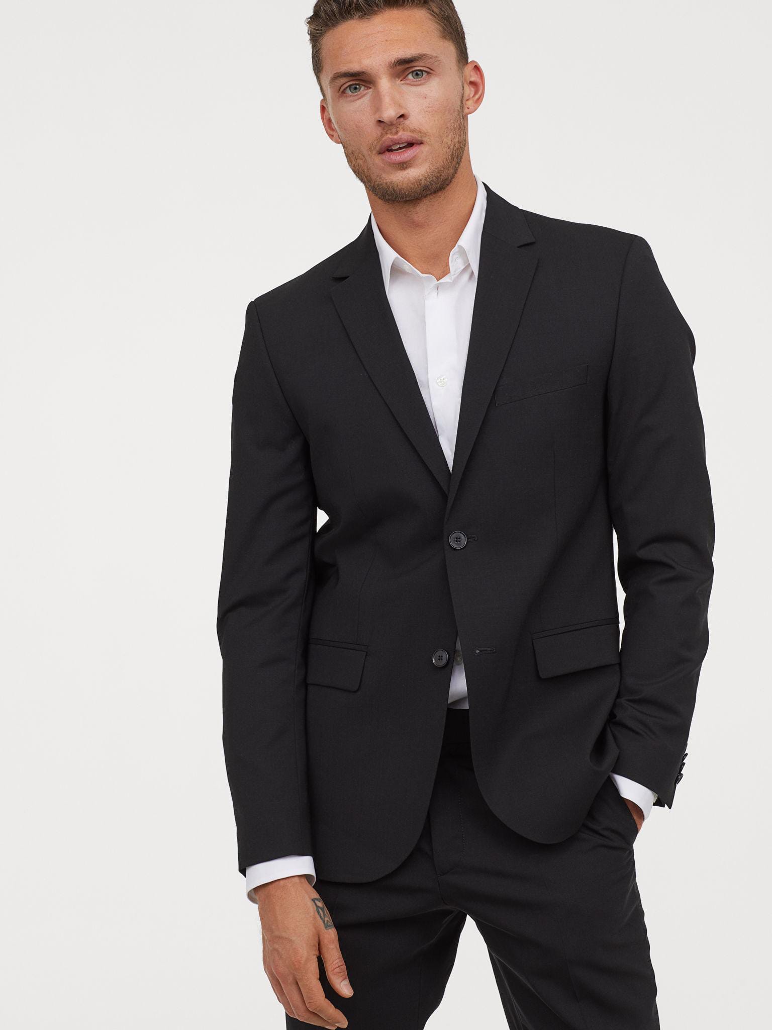 

Пиджак H&M 7549330-AAAD 56 Черный