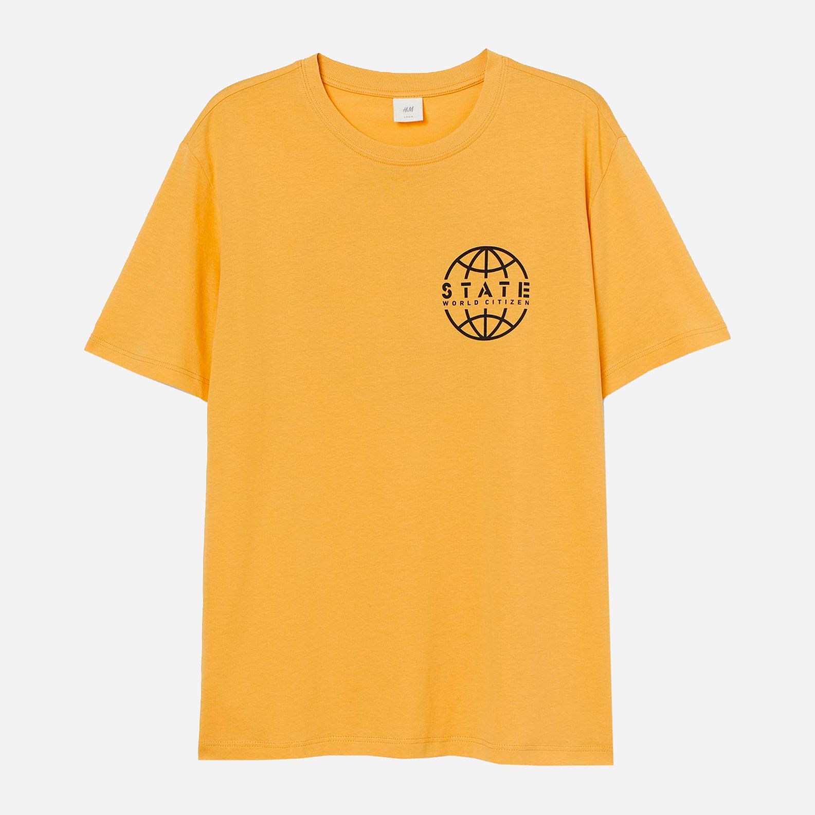 

Футболка H&M 6999230-AARO M Желтая