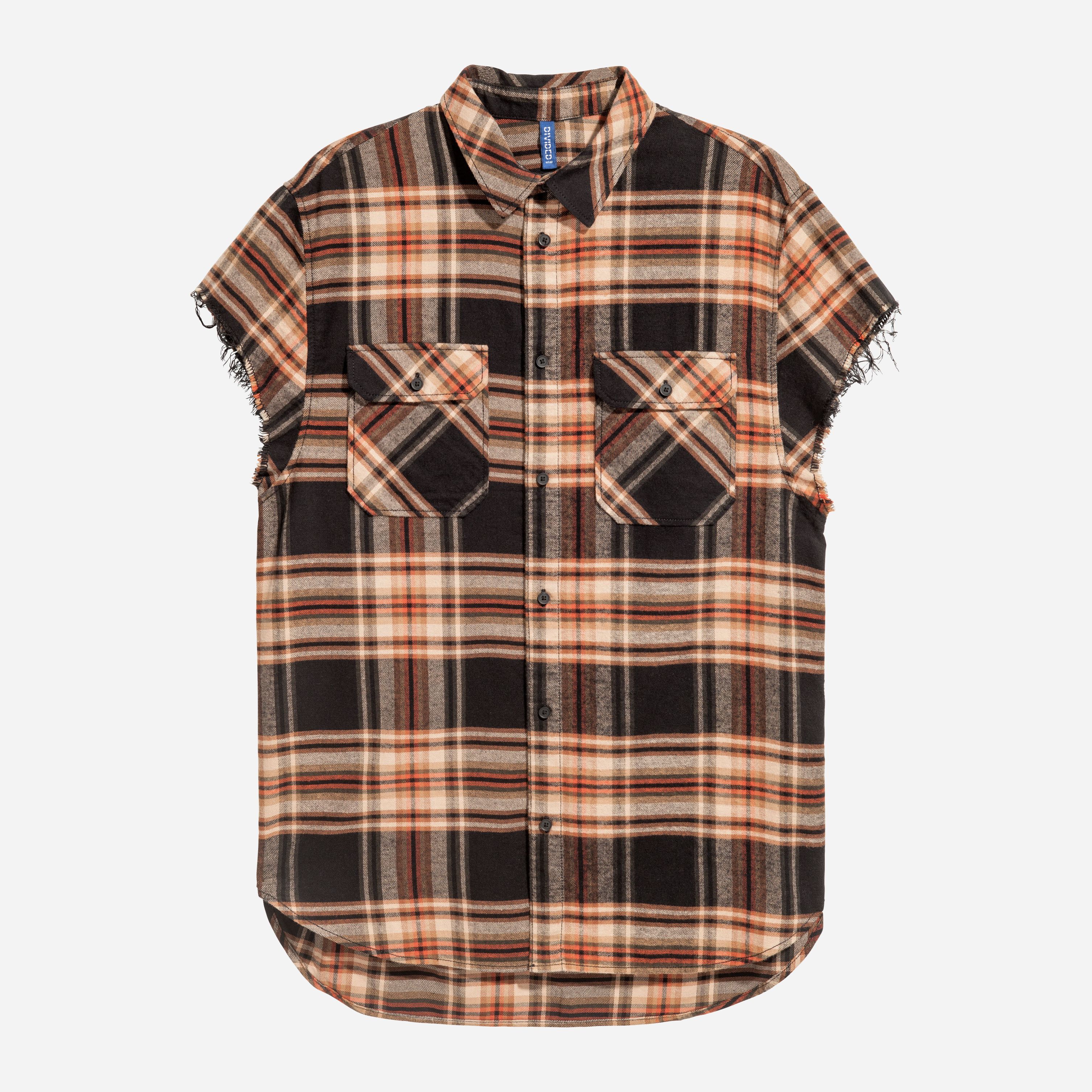

Рубашка H&M 5628616-ADXH L Черная с коричневым