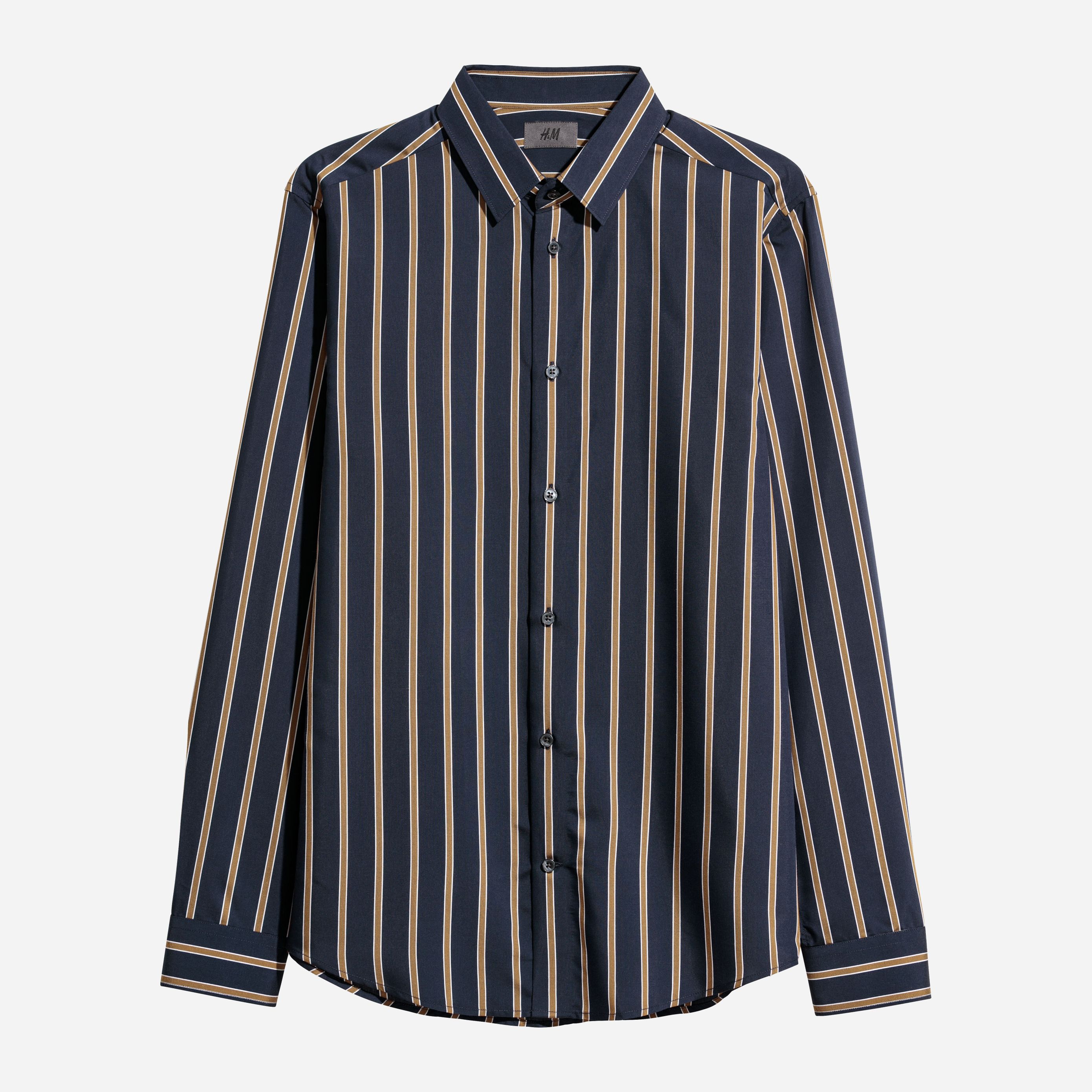 

Рубашка H&M 5519137-ABBC S Синяя
