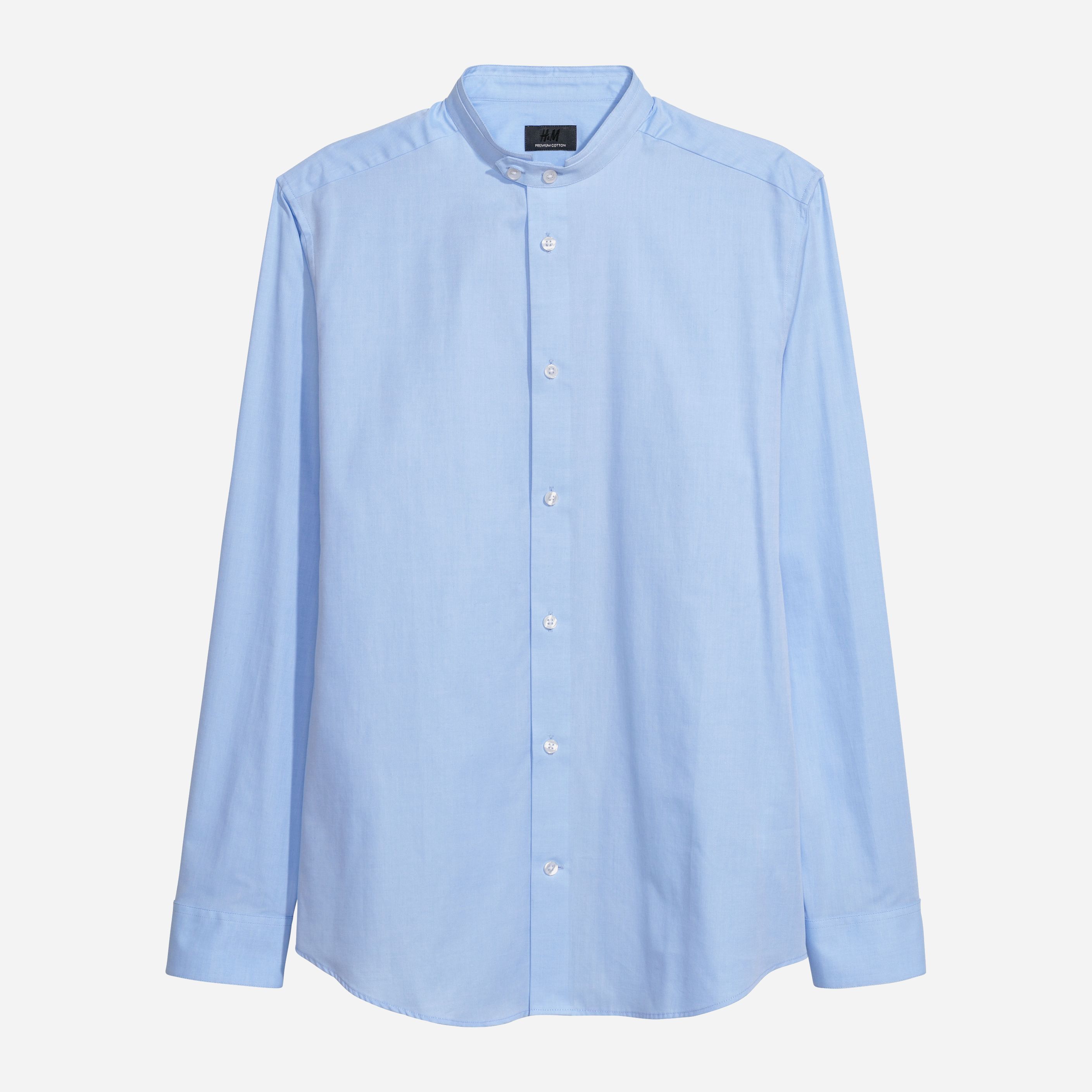

Рубашка H&M 5519067-ACWM XS Светло-голубая