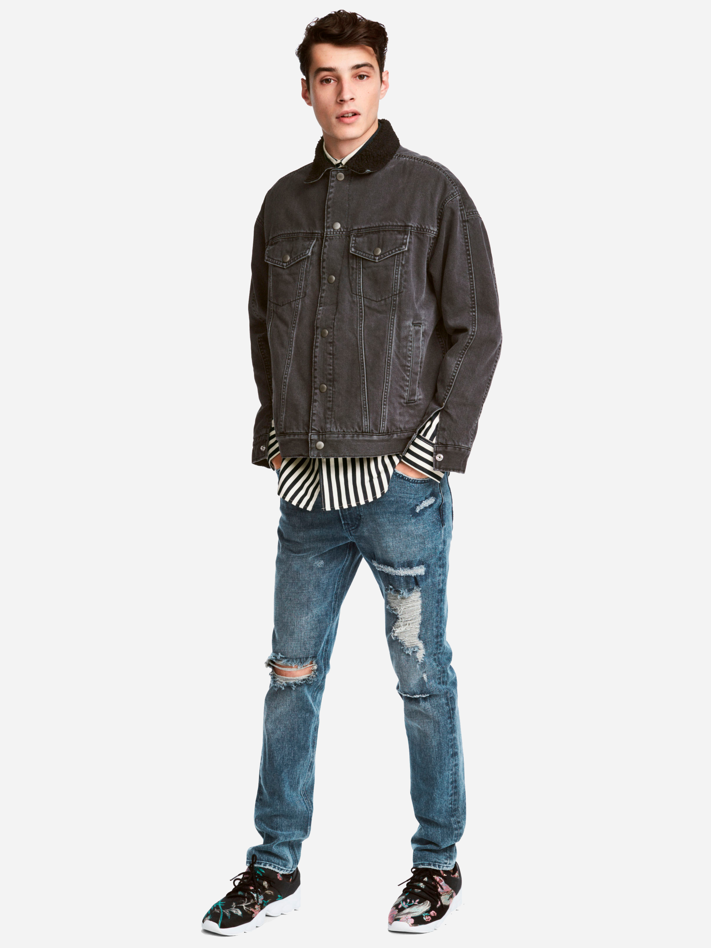 

Джинсы H&M 5403956-AAQJ 31/34 Темно-синие