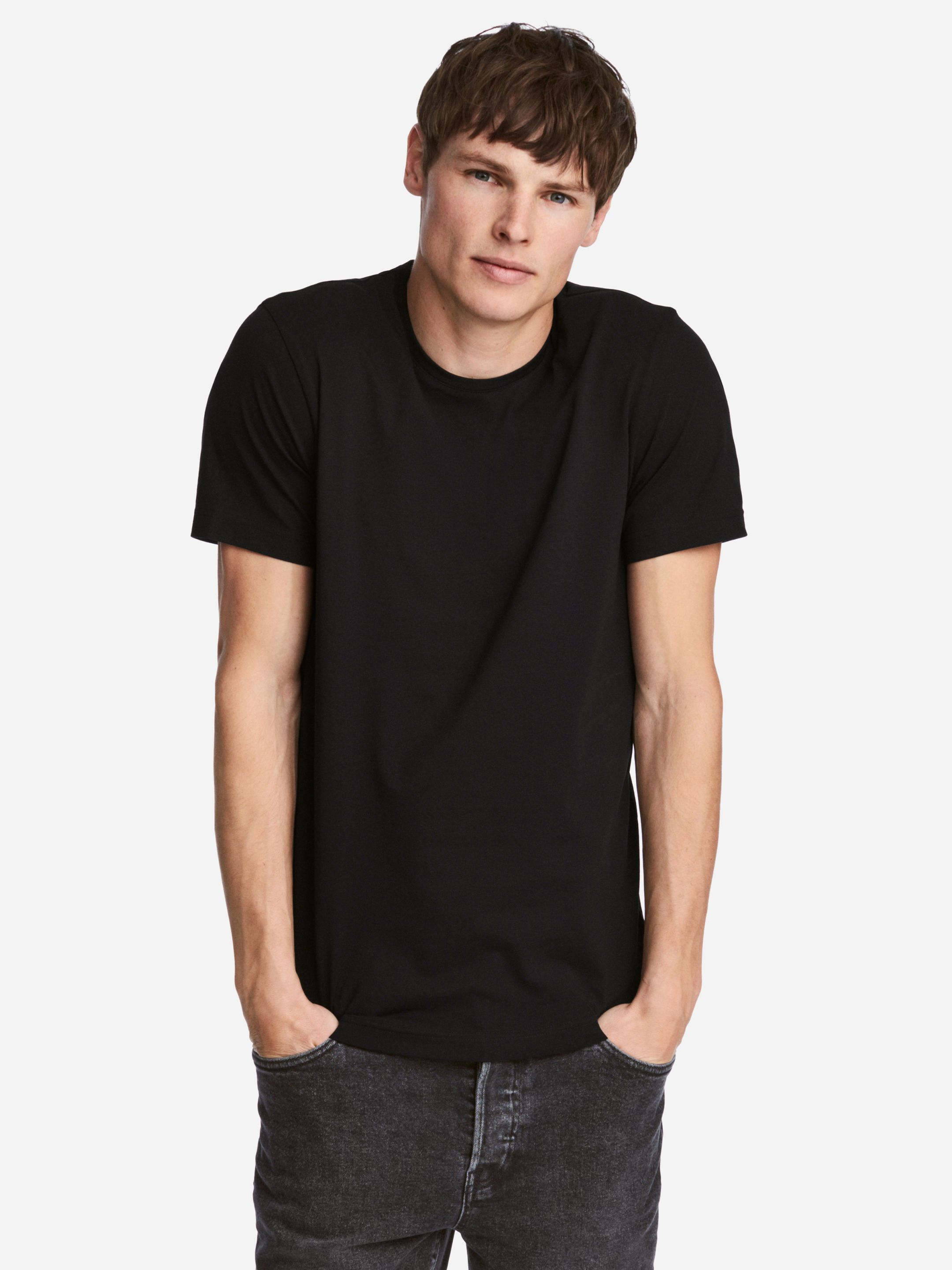 

Футболка H&M 5258216-AAAD L Черная