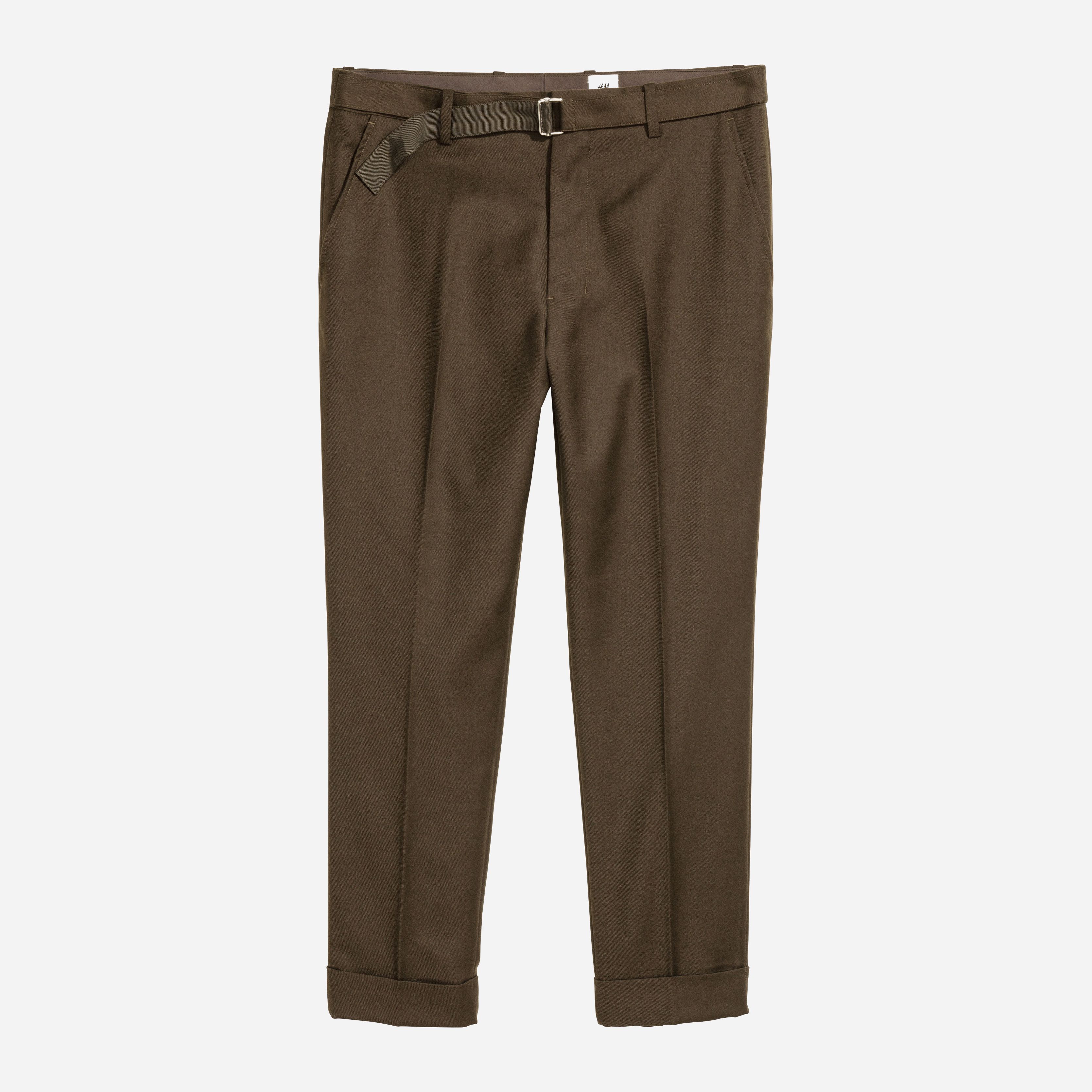 

Брюки H&M 5234646-ACXQ 48 Темно-коричневые