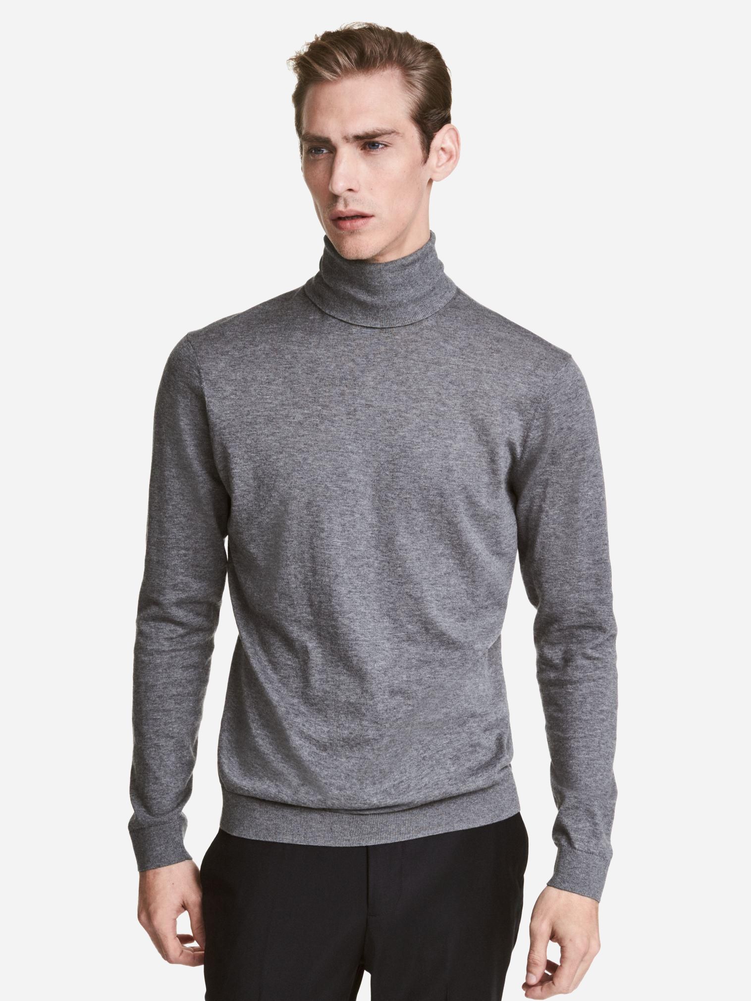 

Гольф H&M 4613270-ABKU L Серый