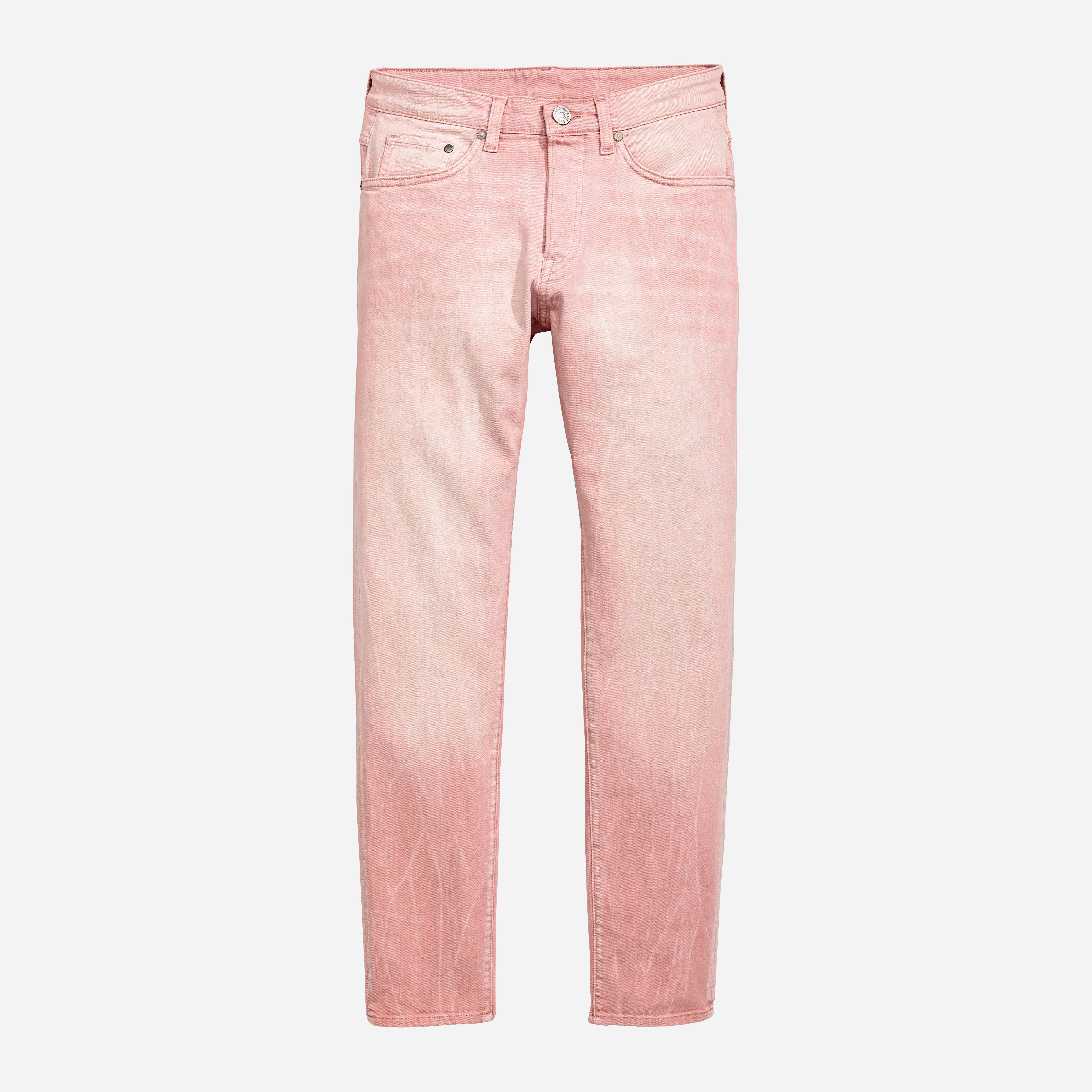 

Джинсы H&M 4512295-ACWV 33/34 Светло-розовые