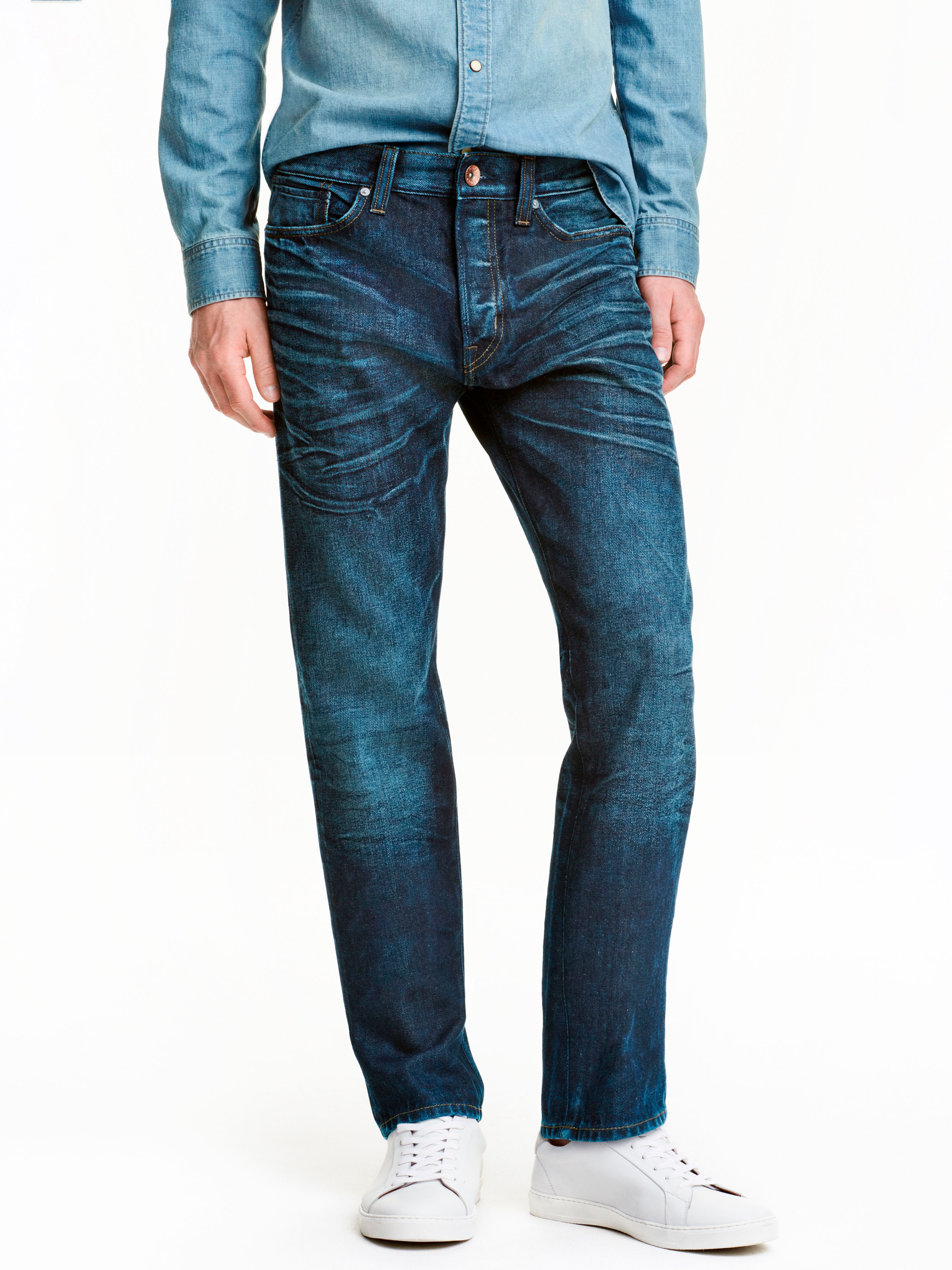 

Джинсы H&M 4004896-AAQJ 33/30 Темно-синие