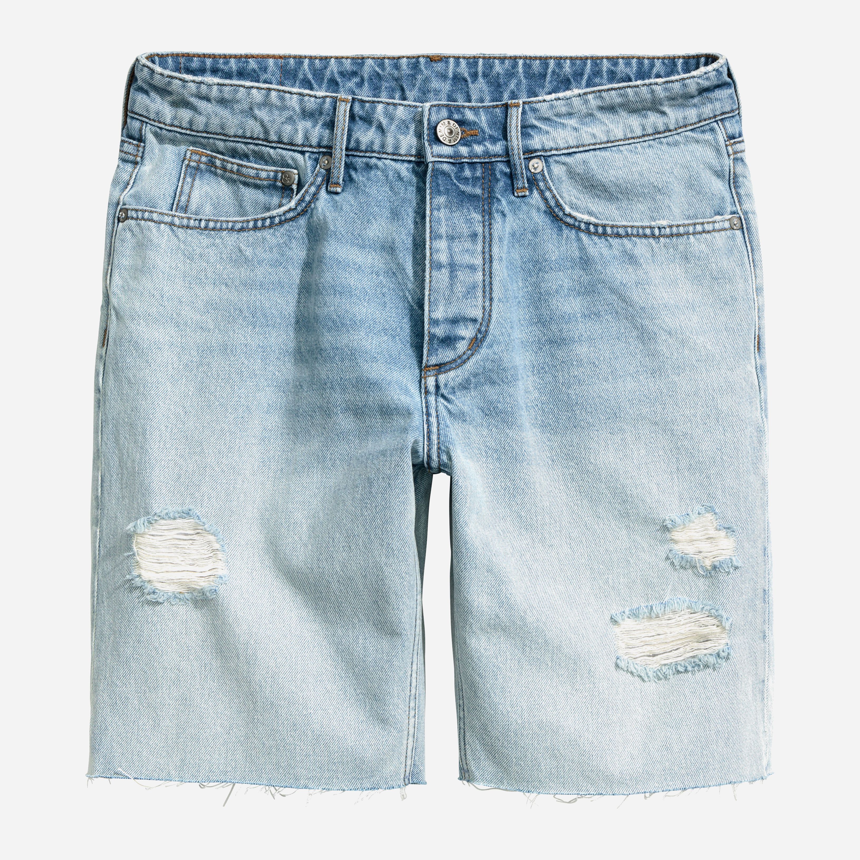 

Шорты джинсовые H&M 3981124-ACUP 34 Голубые