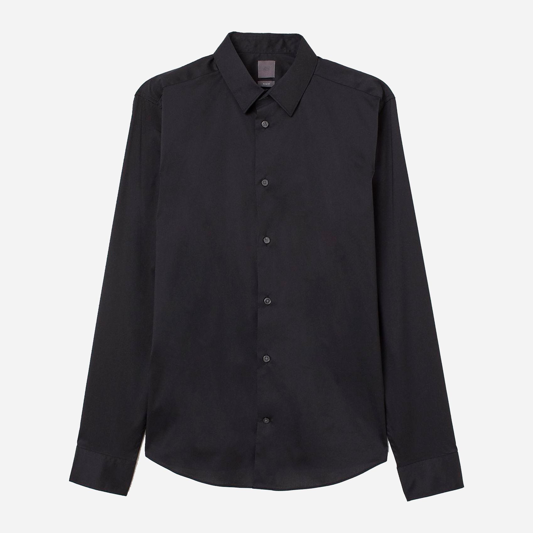 

Рубашка H&M 3929389-AAAD XL Черная