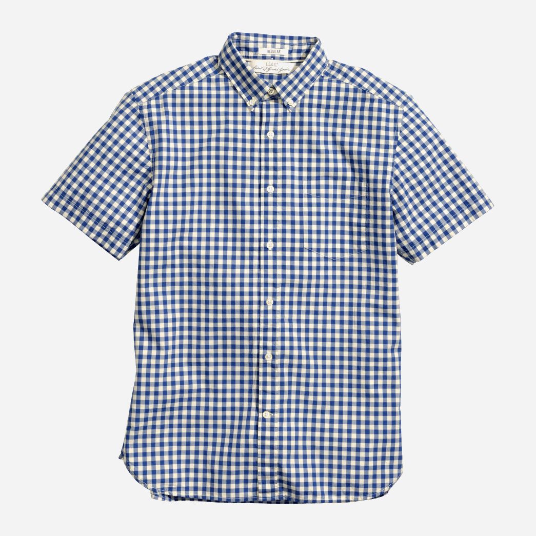 

Рубашка H&M 2447081-1 L Белая с синим