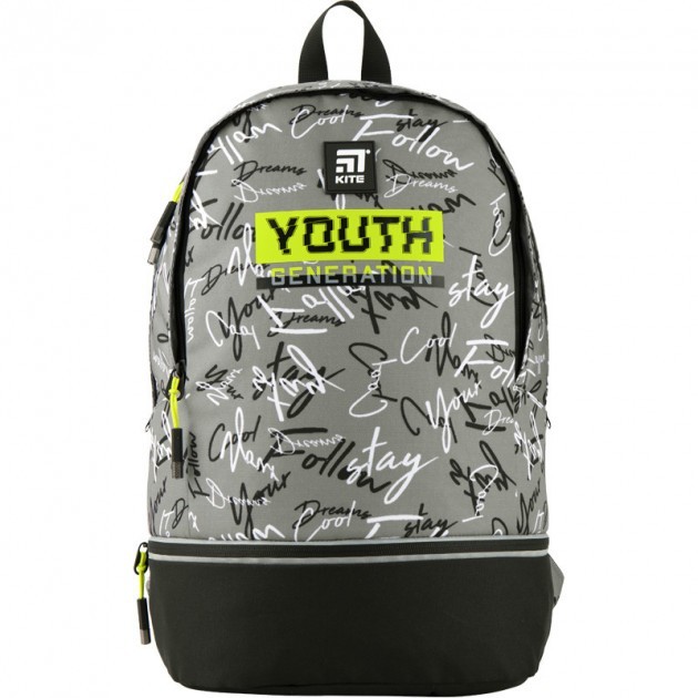 

Рюкзак городской Kite City 49x31x17см 25 л Серый (K20-1009L-2)