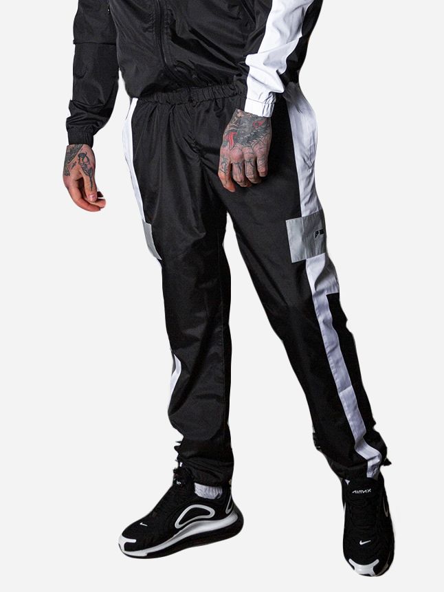 

Спортивные штаны BEZET 1413  Черные с белым, Спортивные штаны BEZET 1413 S Черные с белым