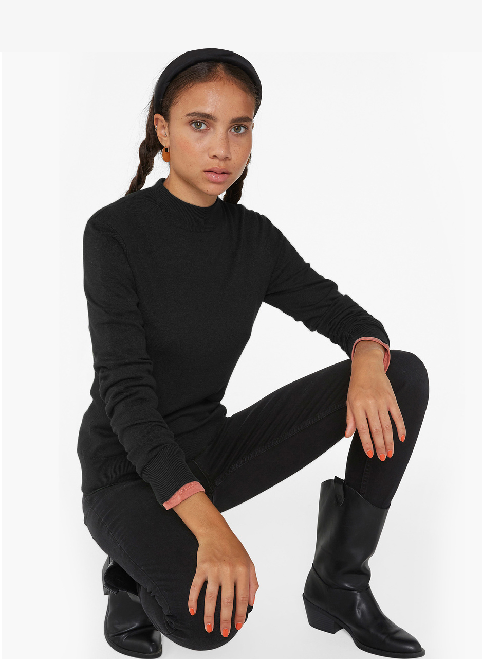

Водолазка Monki 614040a92 M Черная