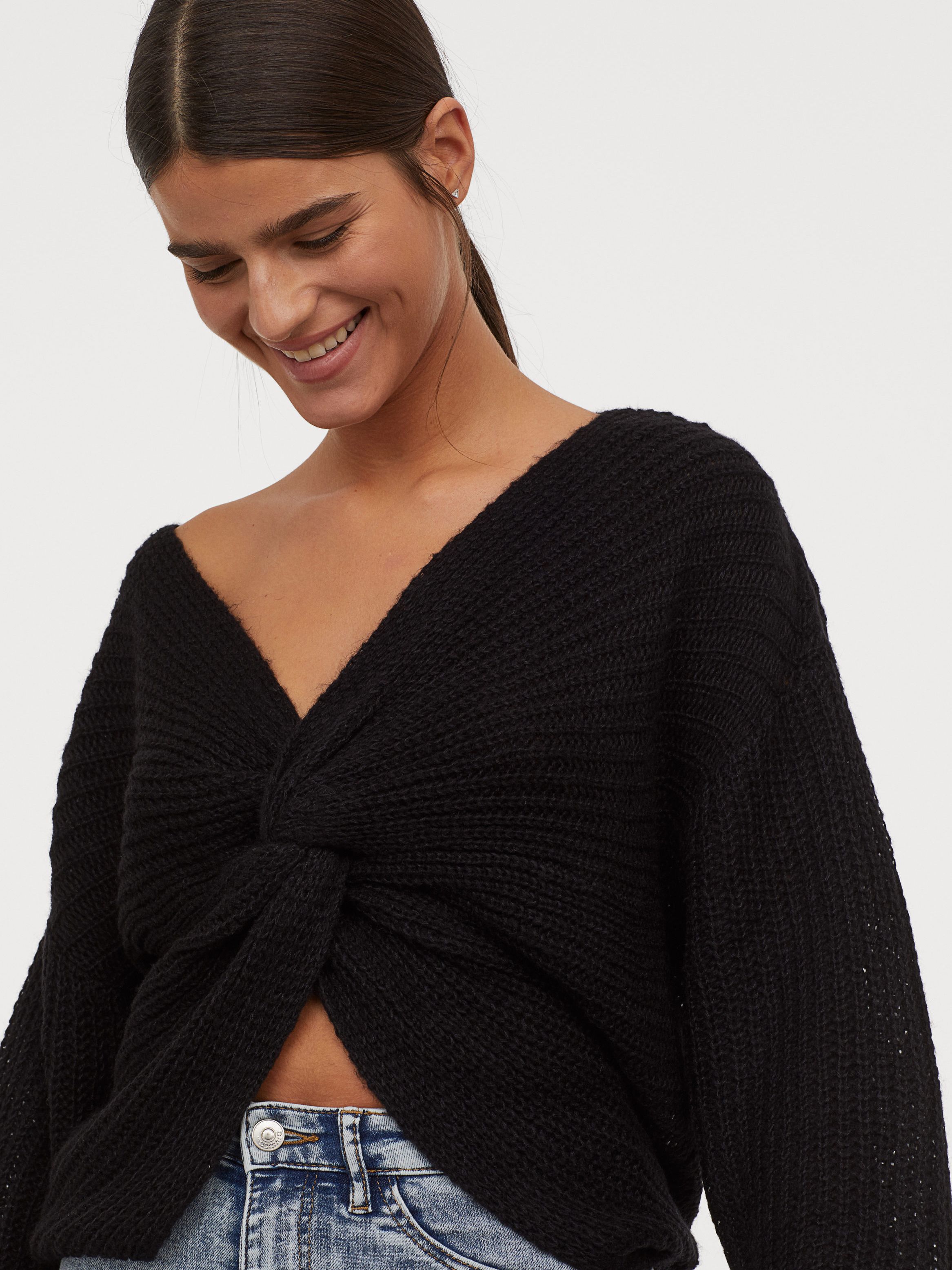 

Джемпер H&M 843673a92 S Черный