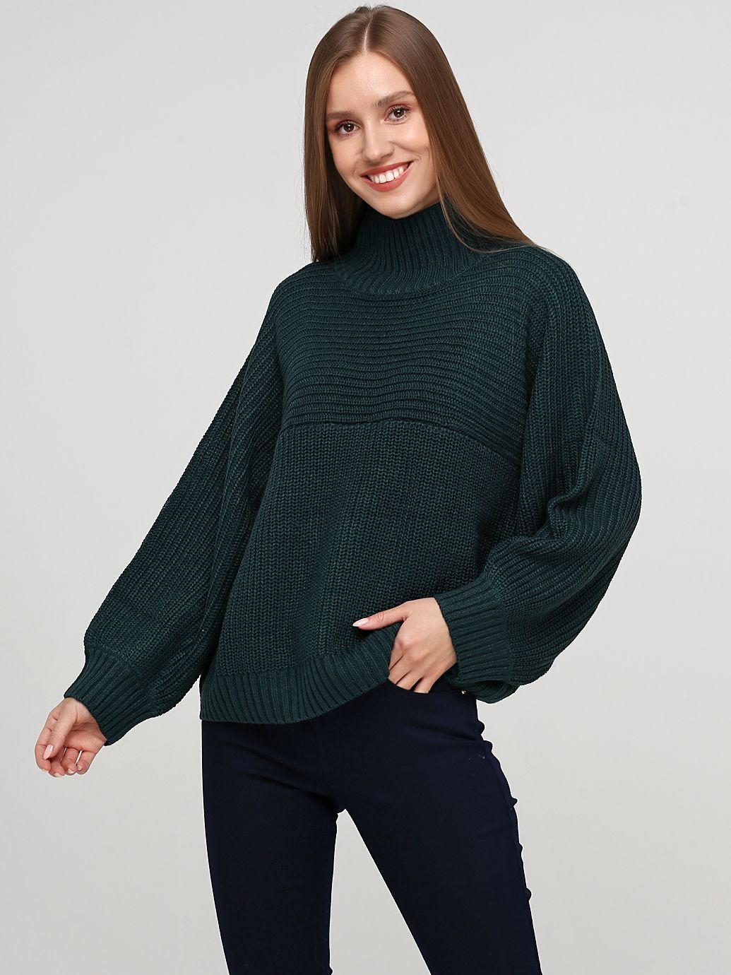 

Свитер H&M 507107a92 XS Темно-зеленый