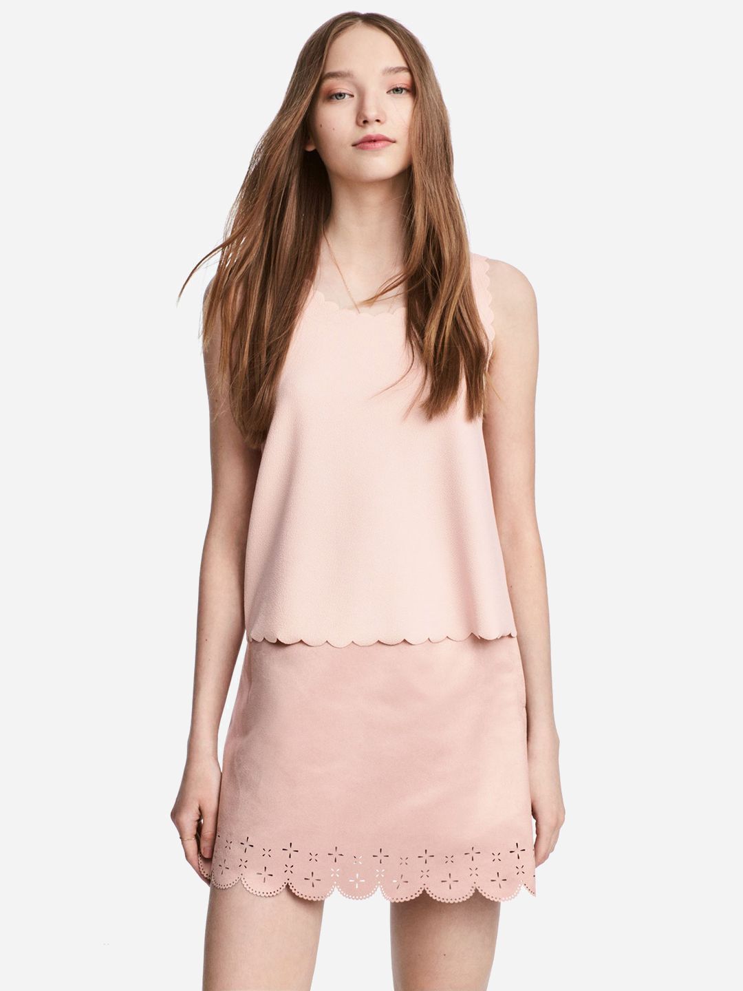 

Юбка H&M 454727a99 34 Бежевая