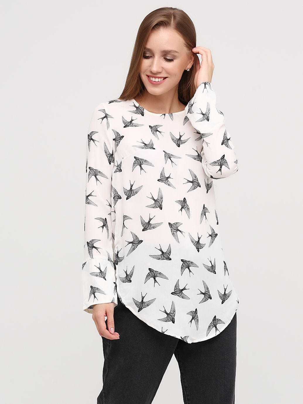 

Блузка H&M 421249008a99 32 Молочная