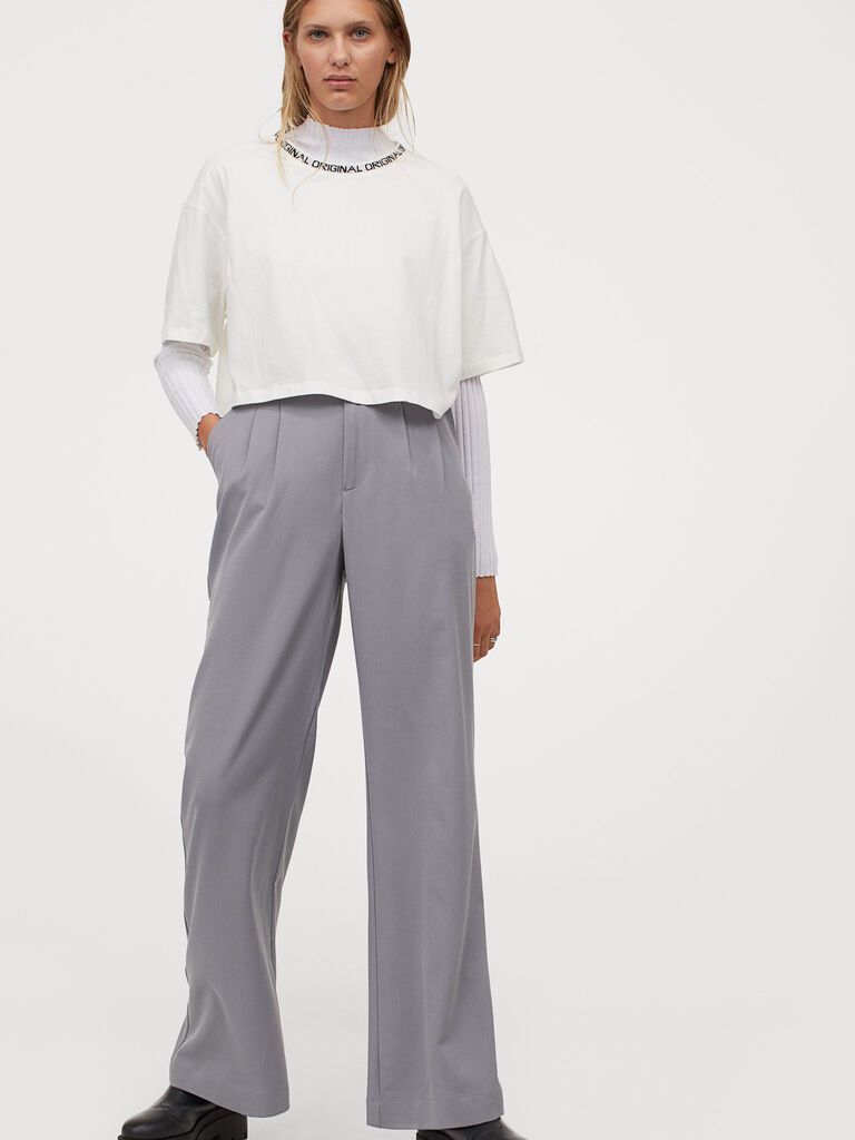 

Брюки H&M 932734a99 38 Серые