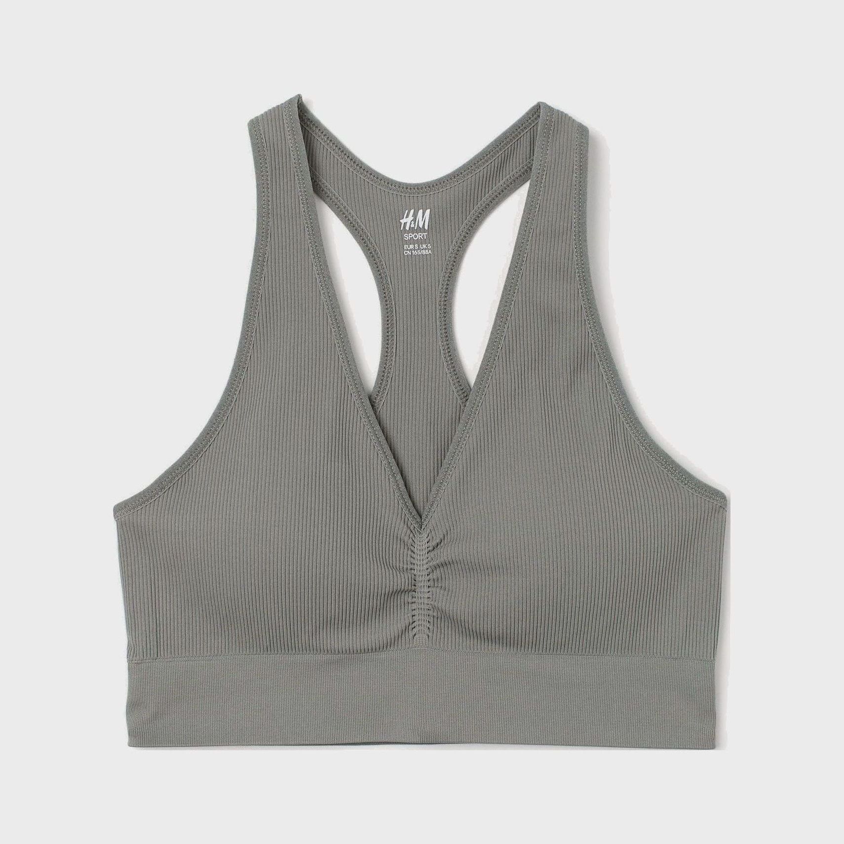 

Спортивный топ H&M 849886a99 M Серый