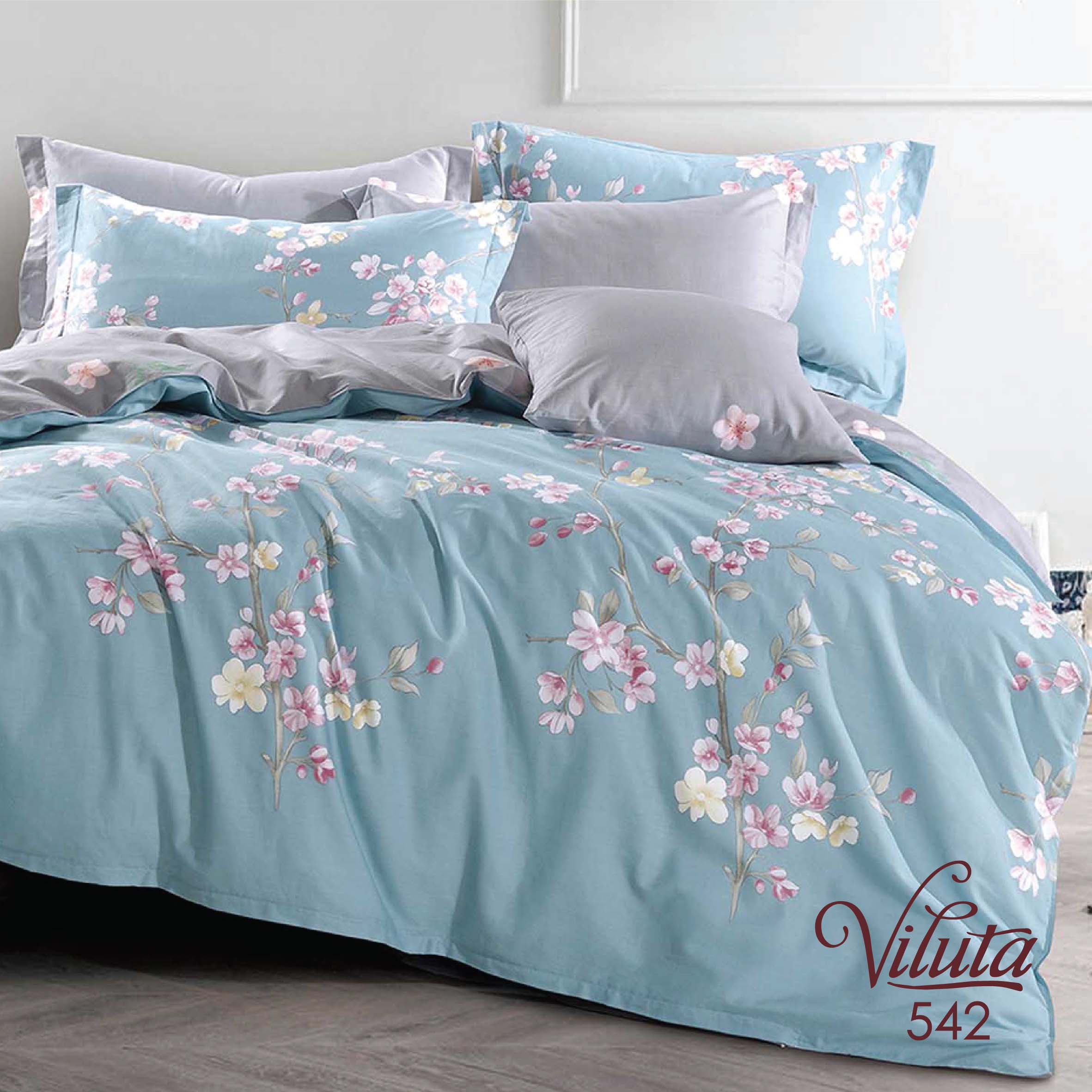 

Комплект постельного белья Вилюта двуспальный Сатин Twill 542