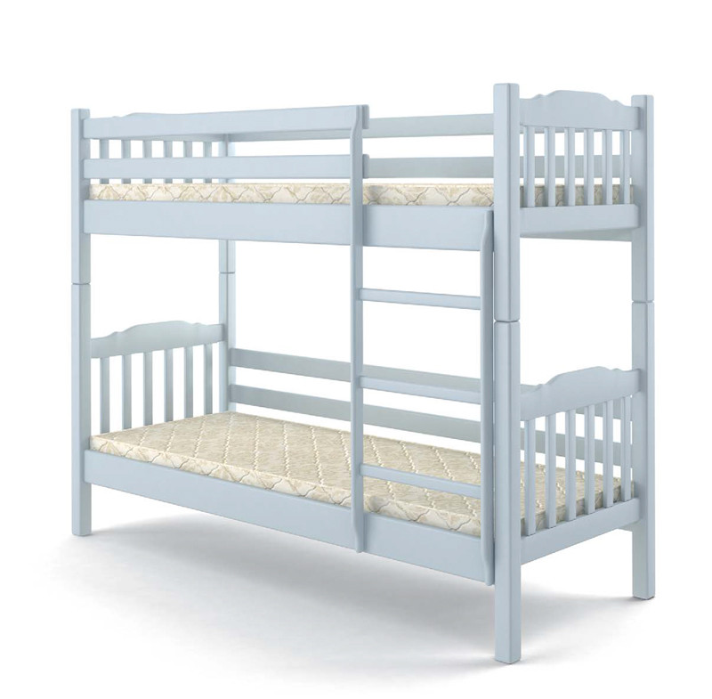 

Двухъярусная кровать без ящиков Mebigrand Бай-Бай 90х200 сосна белый