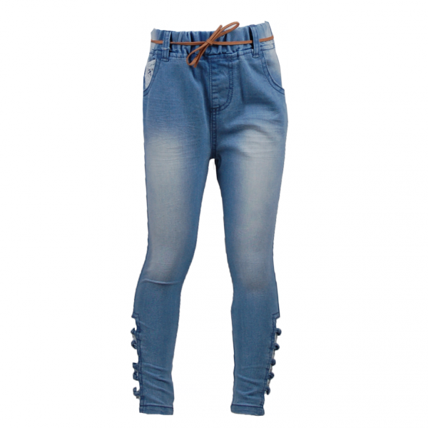 

Джинсы с кружевными вставками 5 лет (110 см) Z 60198-jeans голубой цвет