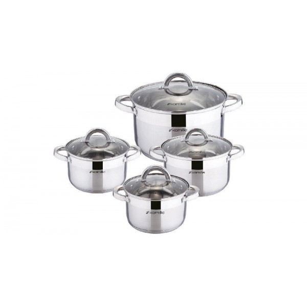 

Набор кастрюль 8 предметов Kamille KM-5636S