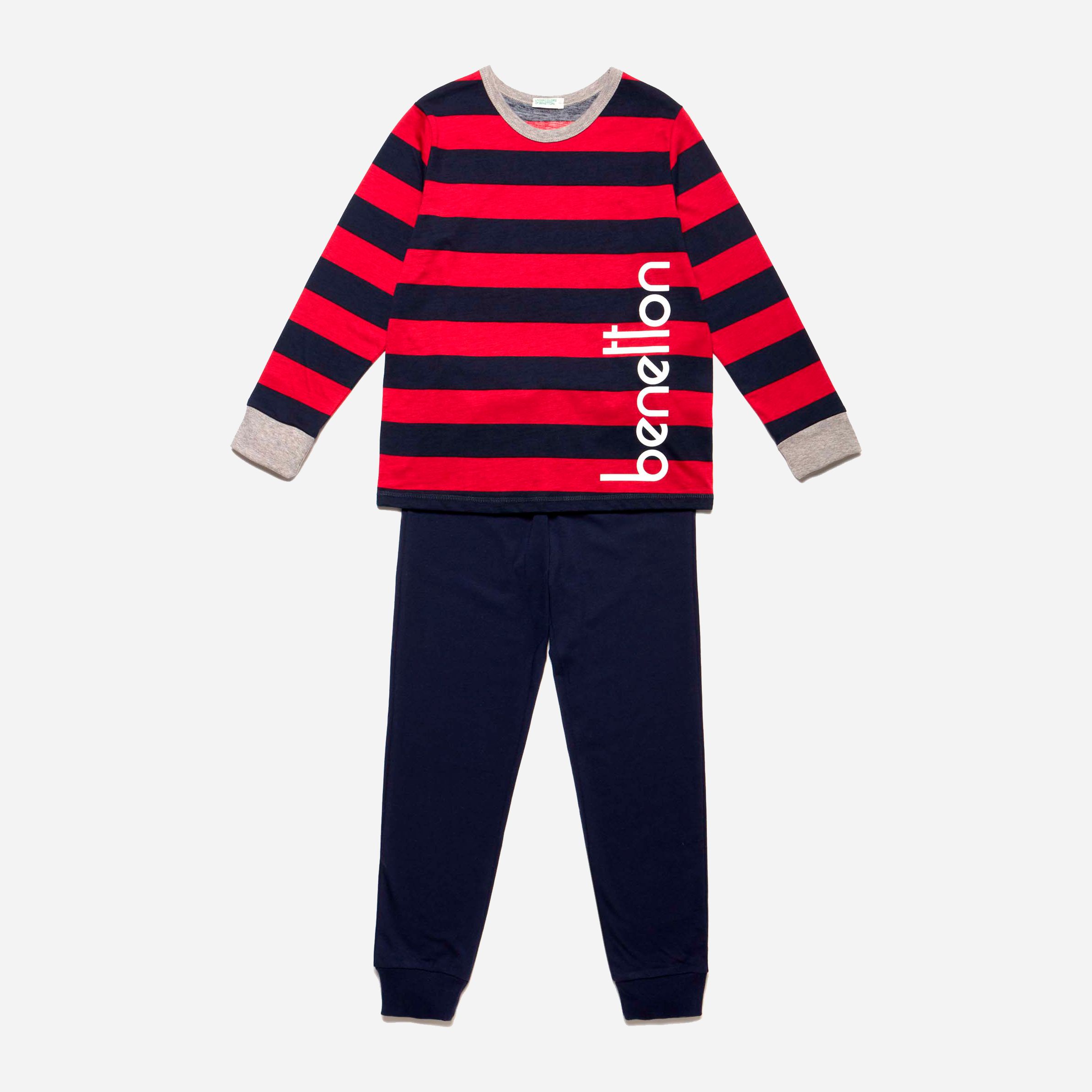 

Пижама (футболка с длинными рукавами + штаны) United Colors of Benetton 3KR20P22I-78W 122 см