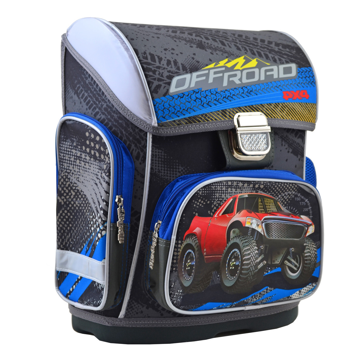 

Рюкзак школьный каркасный для мальчика 6-10 лет 1 Вересня H-26 Off-Road, 40*30*16