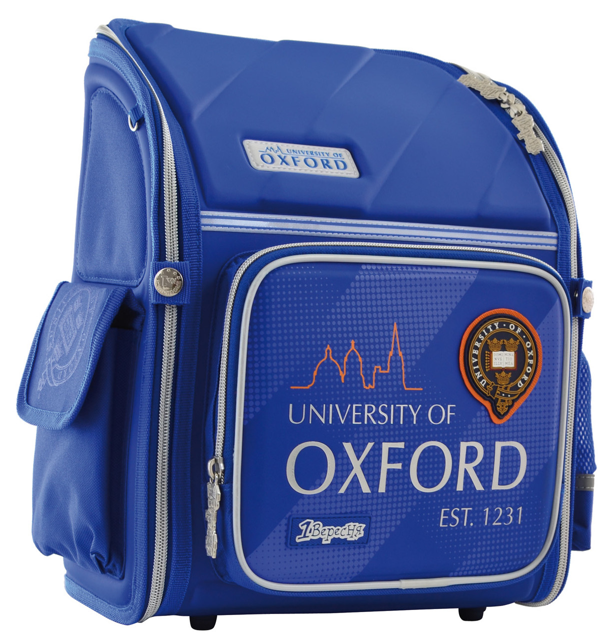 

Рюкзак школьный для мальчика 6-9 лет каркасный 1 Вересня H-18 "Oxford"
