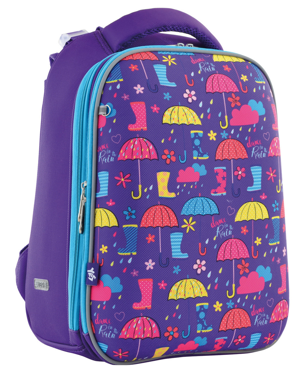 

Рюкзак школьный каркасный YES для девочки 6-9 летH-12 "Umbrellas"