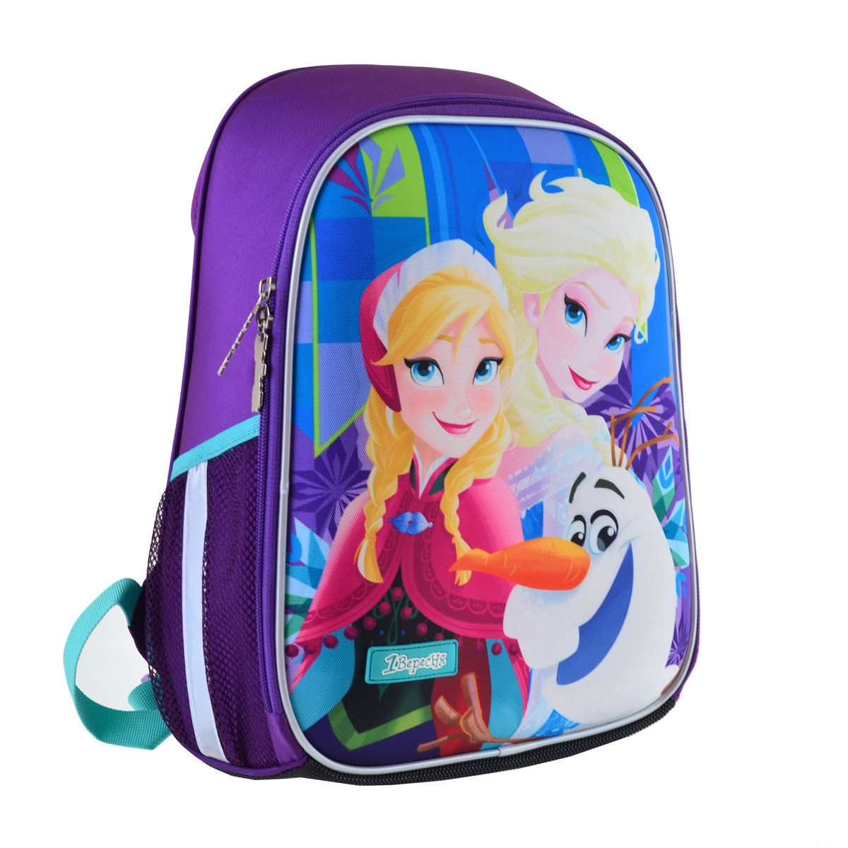 

Рюкзак школьный каркасный для девочки 6-9 лет 1 Вересня H-27 "Frozen"