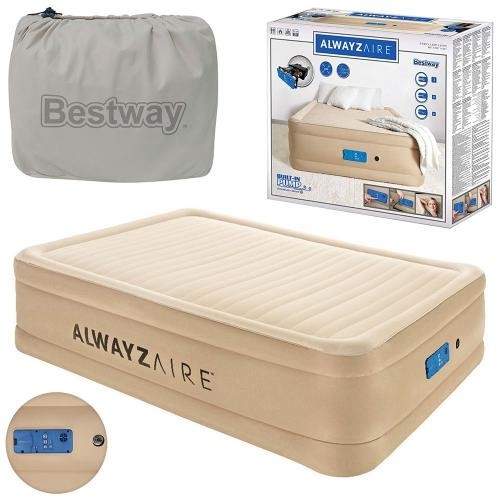 

Велюровая кровать Bestway 69037 с встроенным электронасосом