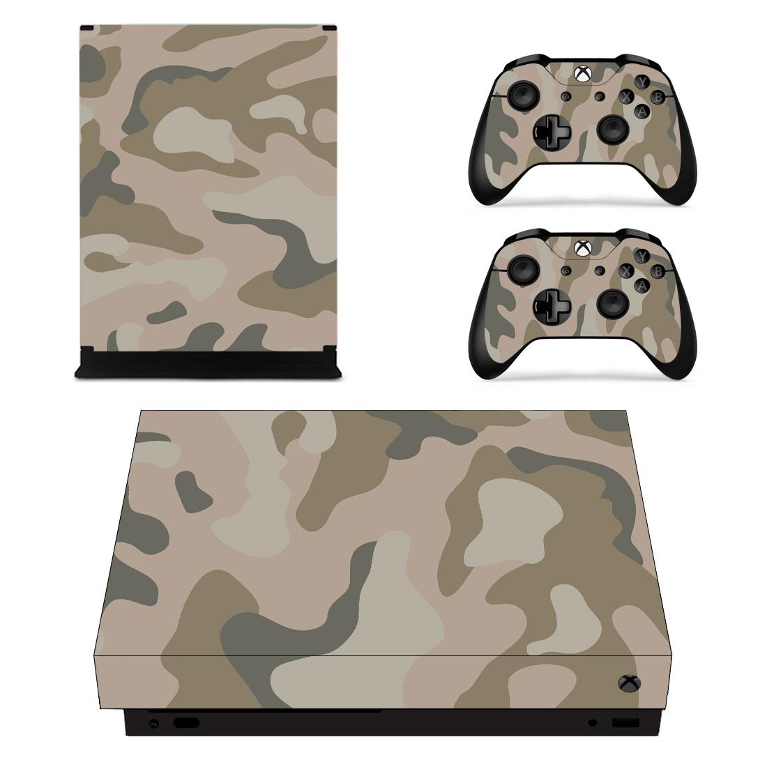 

Виниловые наклейки на Xbox One X и Gamepad Камуфляж Custom Skin Playsole Games (PG309)